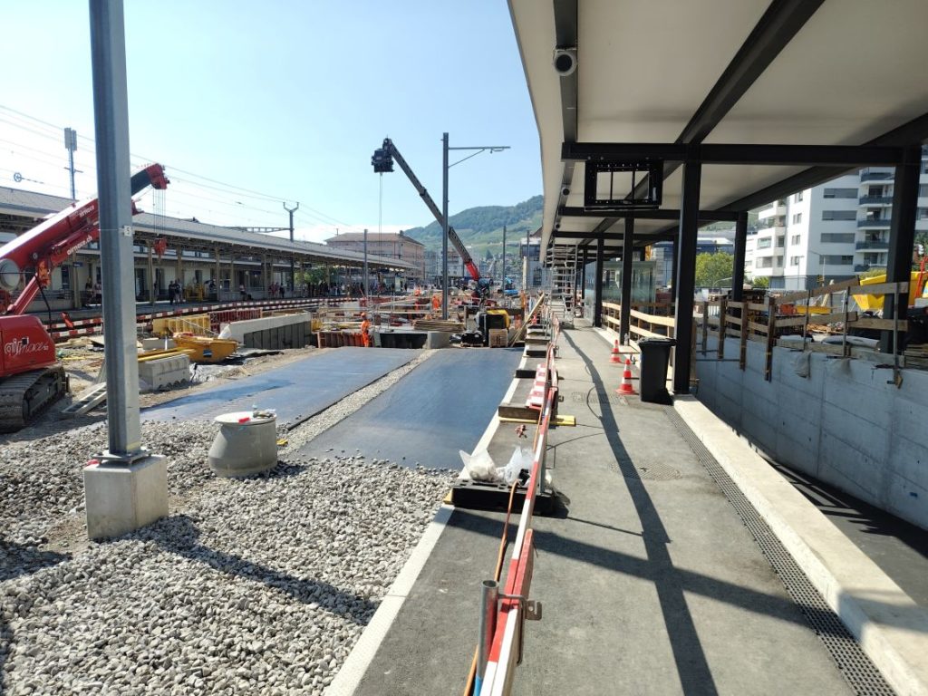 Quai n°3, Gare de Vevey