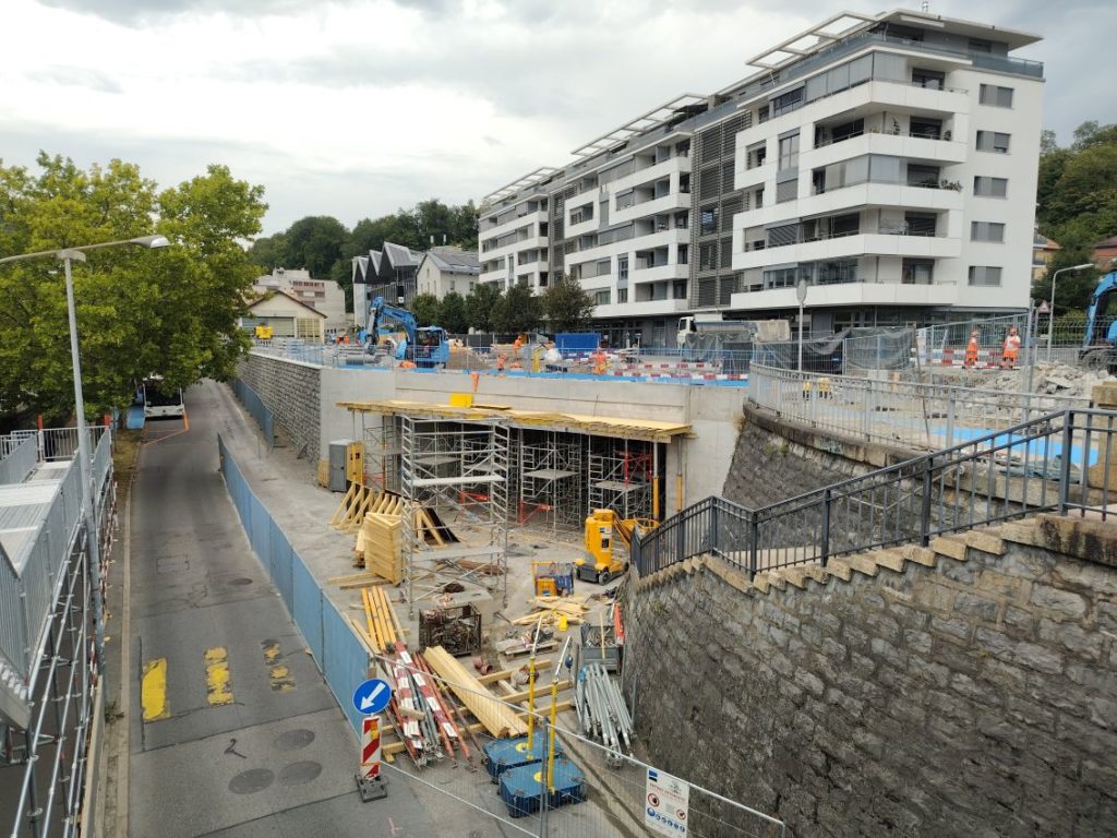 Passage inférieur des Bosquets, Gare de Vevey